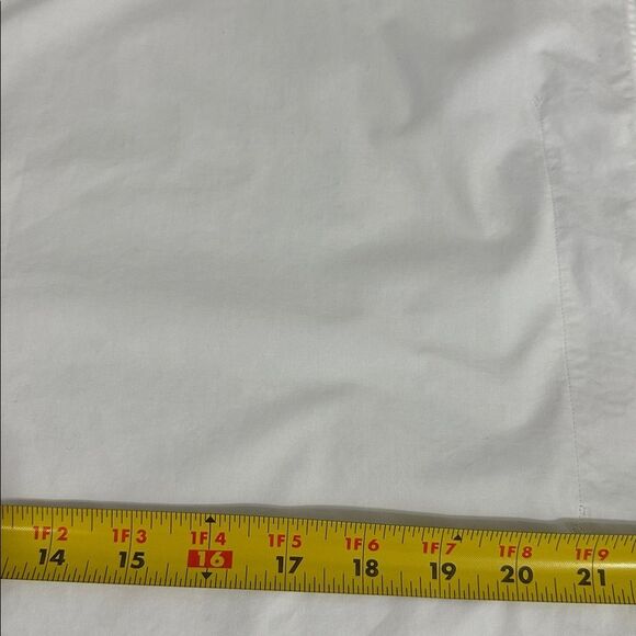 Sofie D'Hoore White Wide Shoulders Side Slits Blouse Top Size XS - Picture 6 of 7